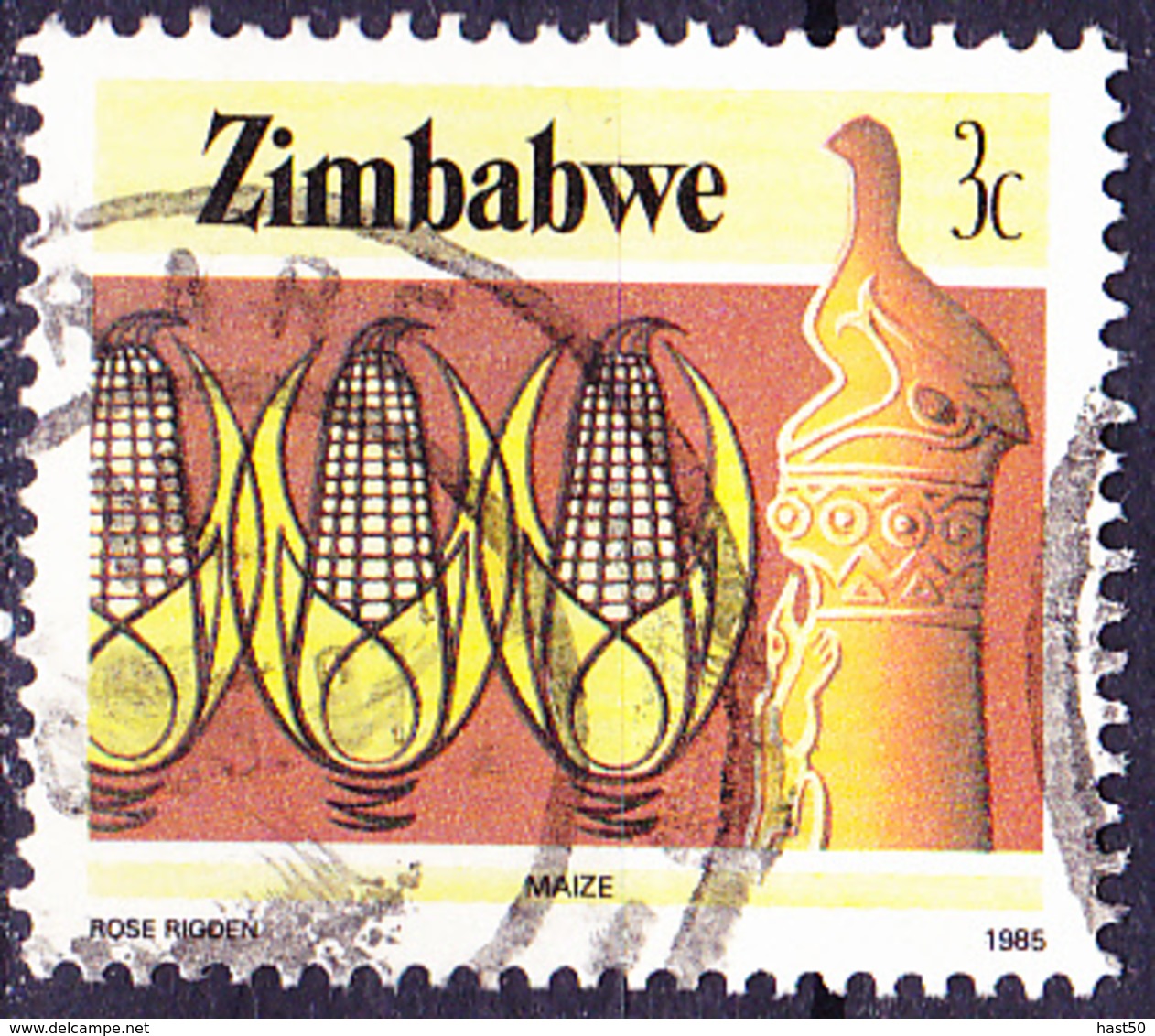 Simbabwe - Mais (Zea Mays) (Mi.Nr.: 310) 1985 - Gest. Used Obl. - Zimbabwe (1980-...)