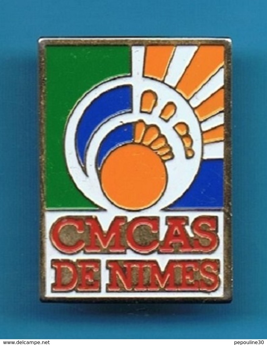 PIN'S //  ** C.M.C.A.S / DE NIMES ** - EDF GDF