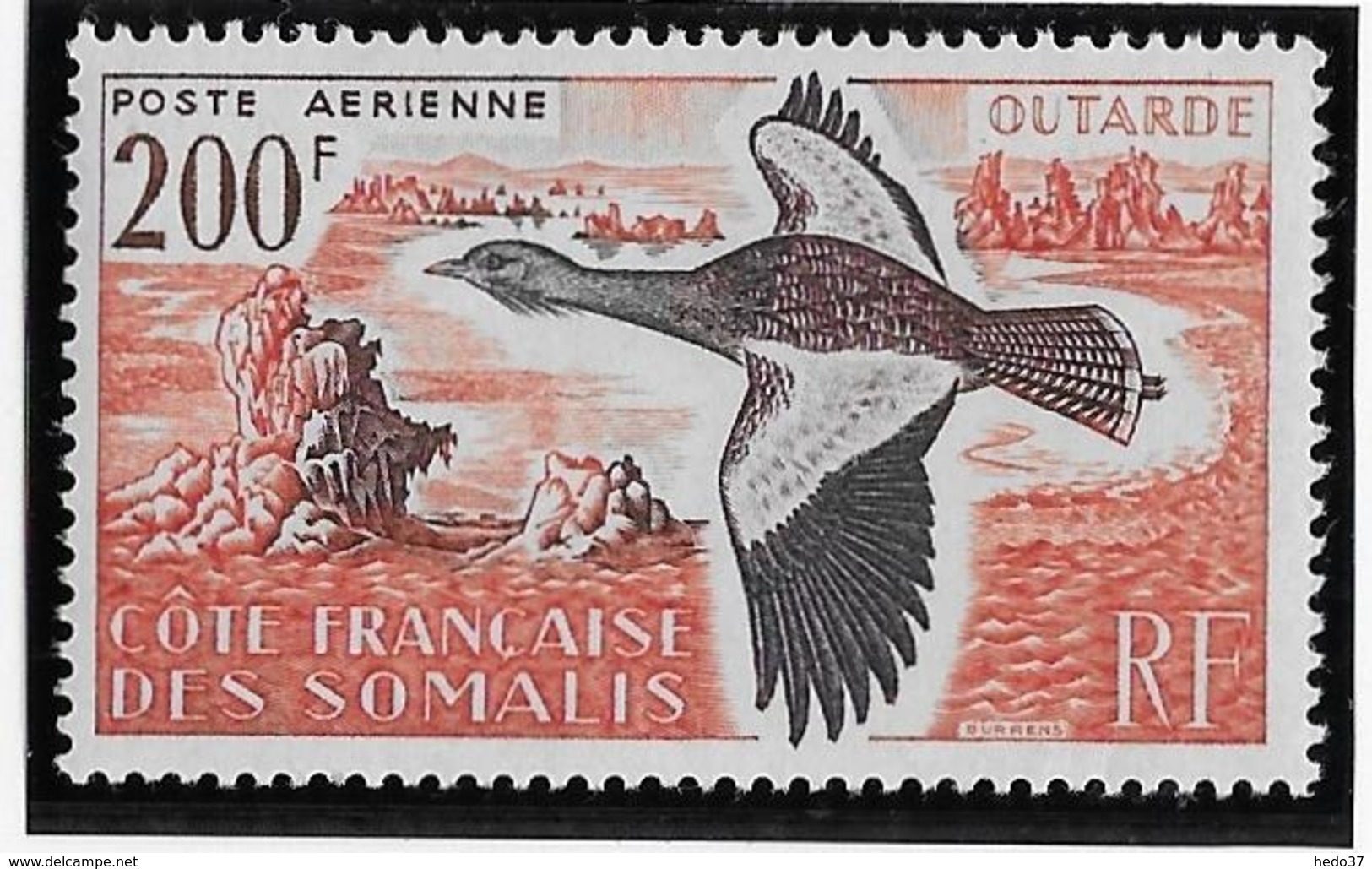 Cote Des Somalis Poste Aérienne N°28 - Oiseaux - Neuf ** Sans Charnière - TB - Neufs