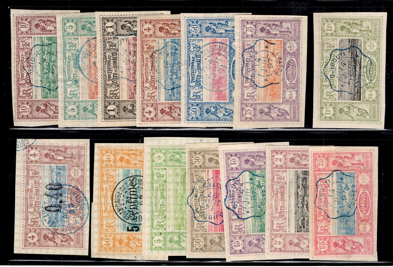 Côte Des Somalis Belle Petite Collection 1894/1902. Bonnes Valeurs. B/TB. A Saisir! - Oblitérés