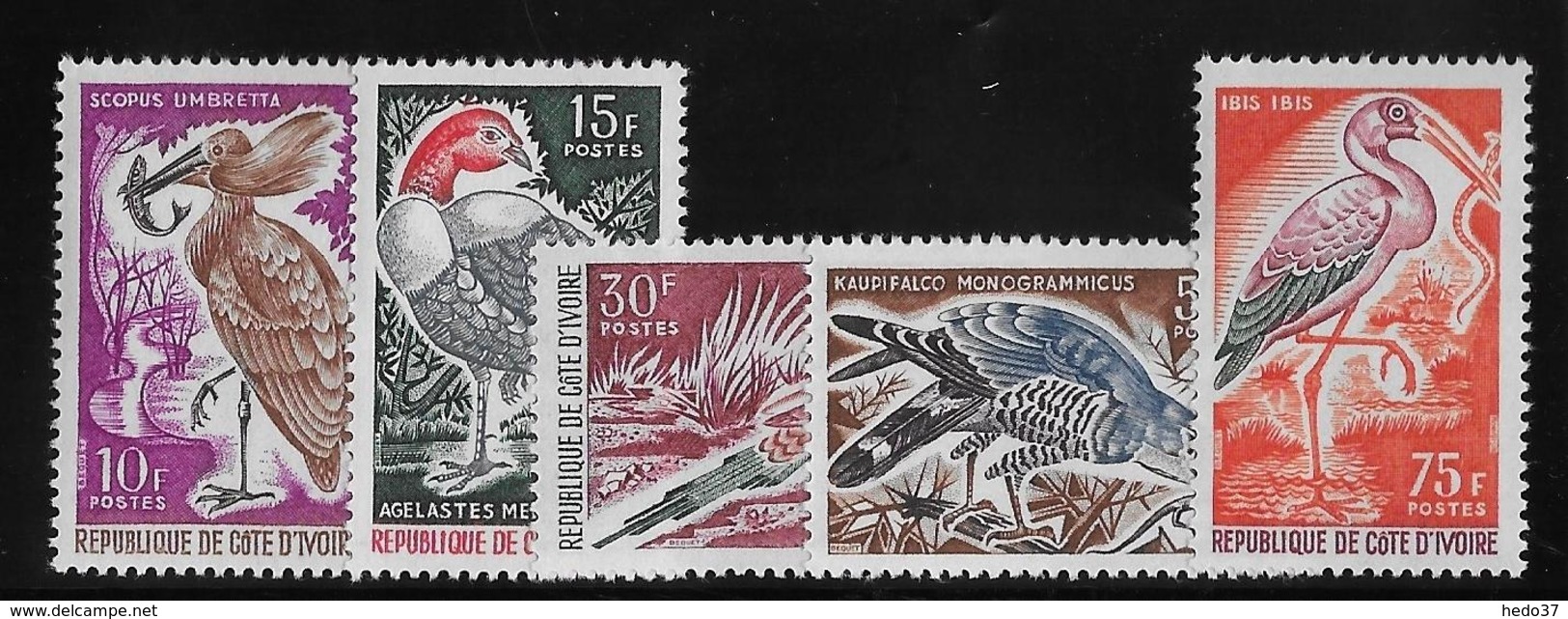 Côte D'Ivoire N°238/242 - Oiseaux - Neuf ** Sans Charnière - TB - Côte D'Ivoire (1960-...)