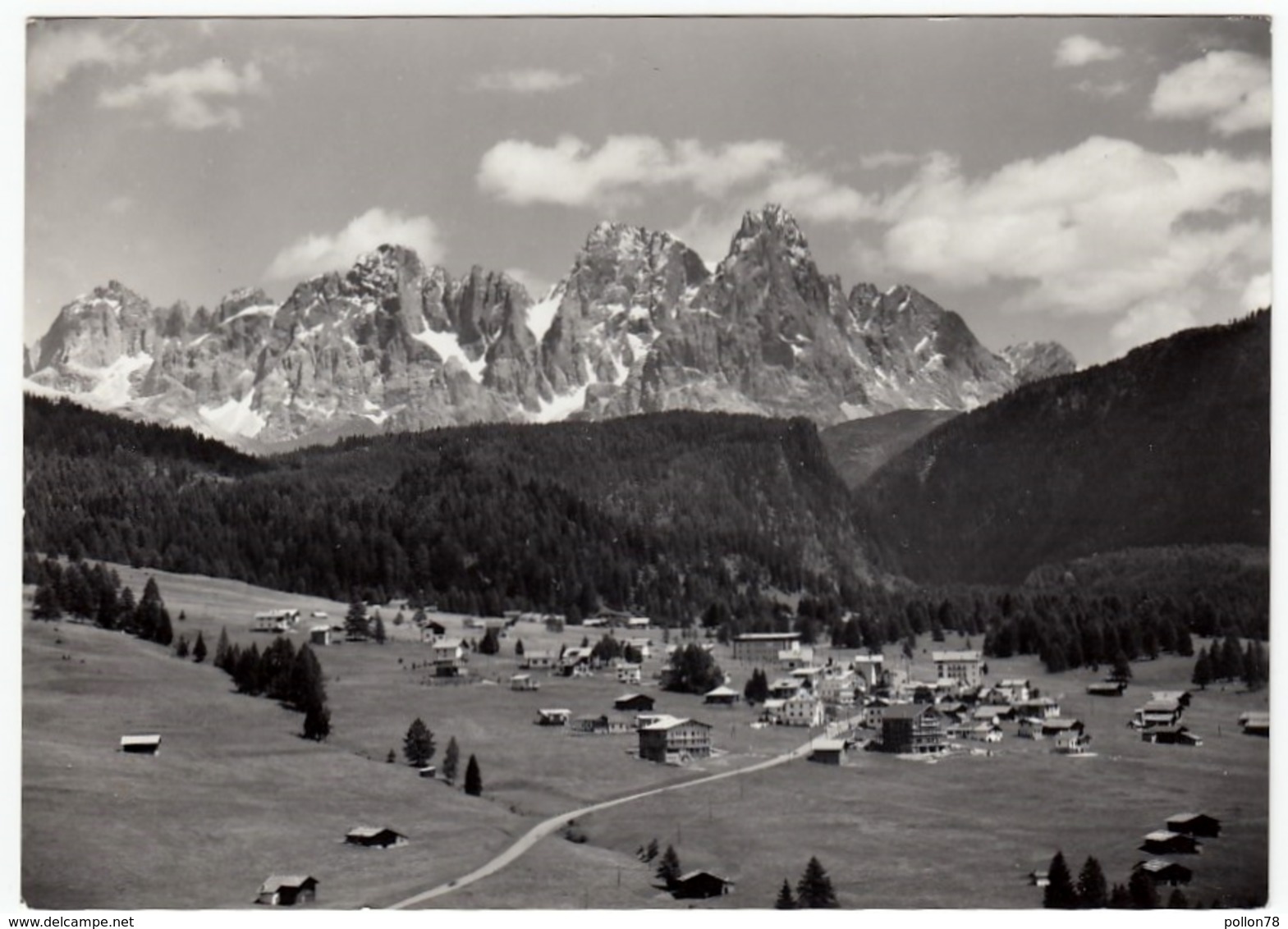 STRADA DEL PASSO ROLLE - BELLAMONTE - PALE DI SAN MARTINO - TRENTO - 1966 - Trento