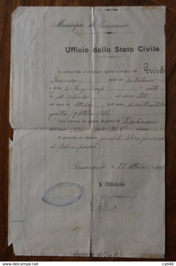 TRIBUNALE FORLI' BUSTA TASSA A CARICO  DELL'8/7/07 PER CESENA  FATTA CON UN DOCUMENTO D'ARCHIVIO DEL COMUNE DI GEMMANO - Marcofilie