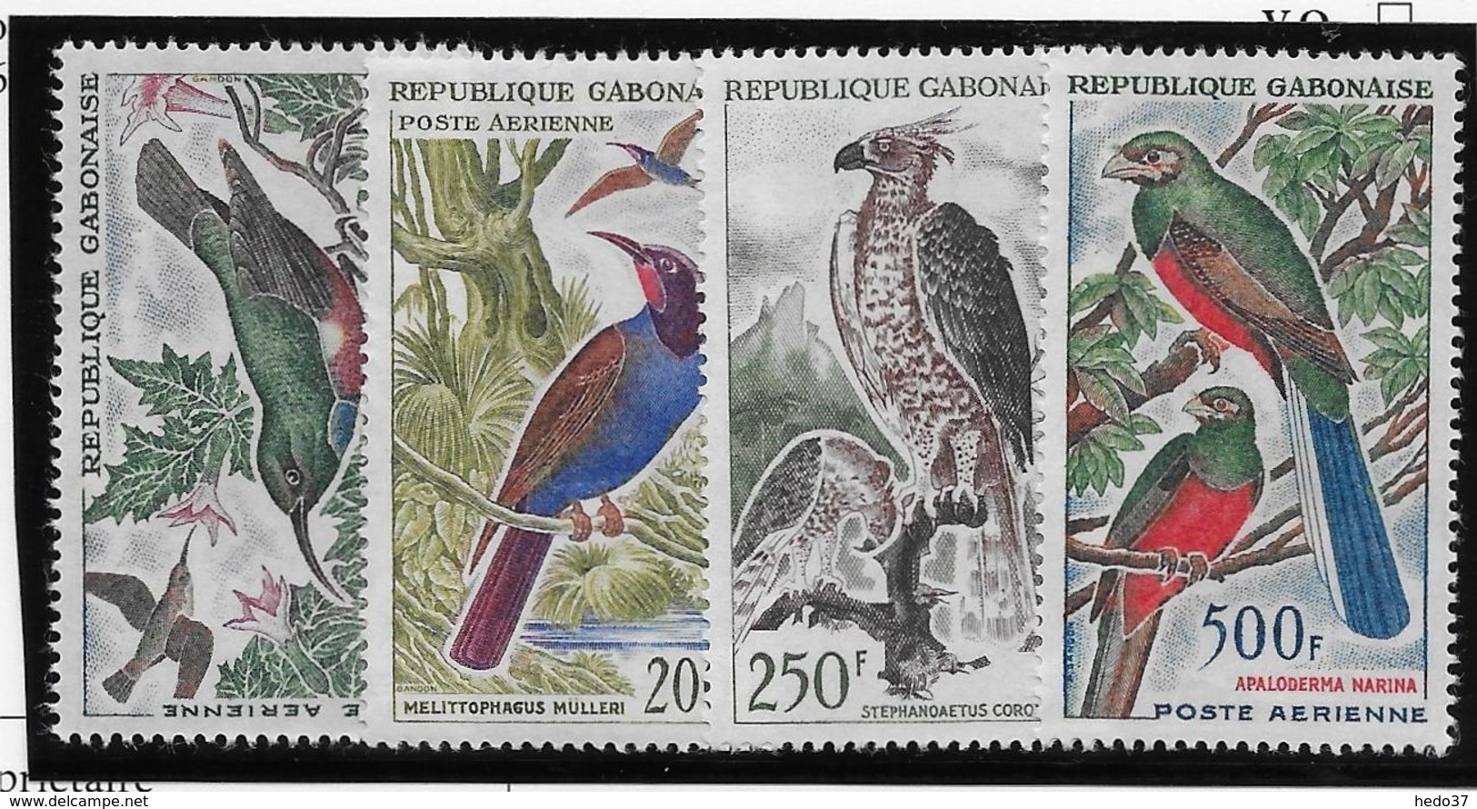 Gabon Poste Aérienne N°14/16  - Oiseaux - Neuf ** Sans Charnière - TB - Gabon (1960-...)