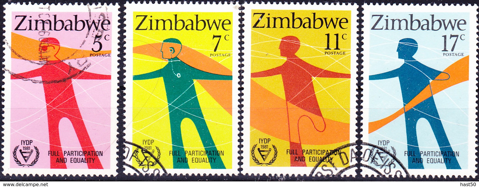 Simbabwe - Internationales Jahr Der Behinderten (Mi.Nr.: 251/4) 1981 - Gest. Used Obl. - Zimbabwe (1980-...)