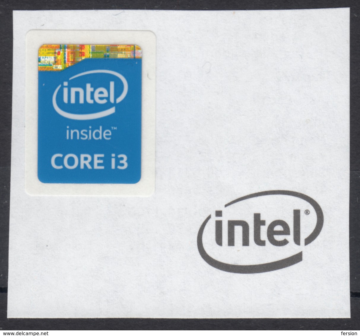 INTEL Inside - Computer Processor I2 CORE - Seal Of Original / Self Adhesive Label - 2014 - Hologram Holography - Altri & Non Classificati