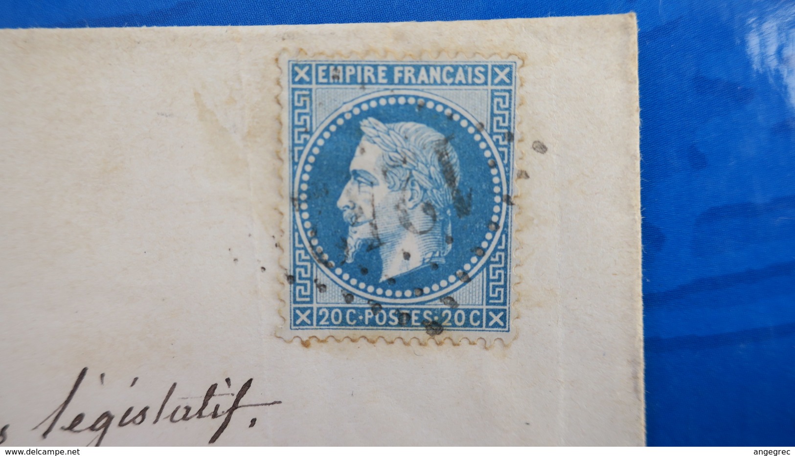 Lettre De Cruseilles Haute Savoie GC 1242 Sur Napoleon N° 29 Pour Paris 1869 - 1849-1876: Klassik