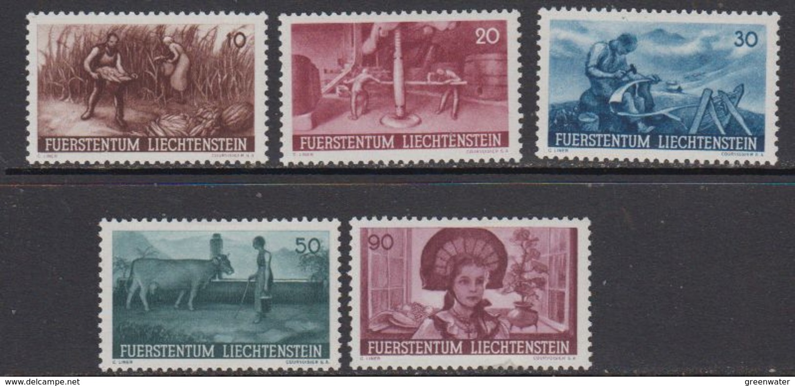 Liechtenstein 1941 Anbauwerk 5v * Mh (=mint, Hinged) (41699) - Ongebruikt