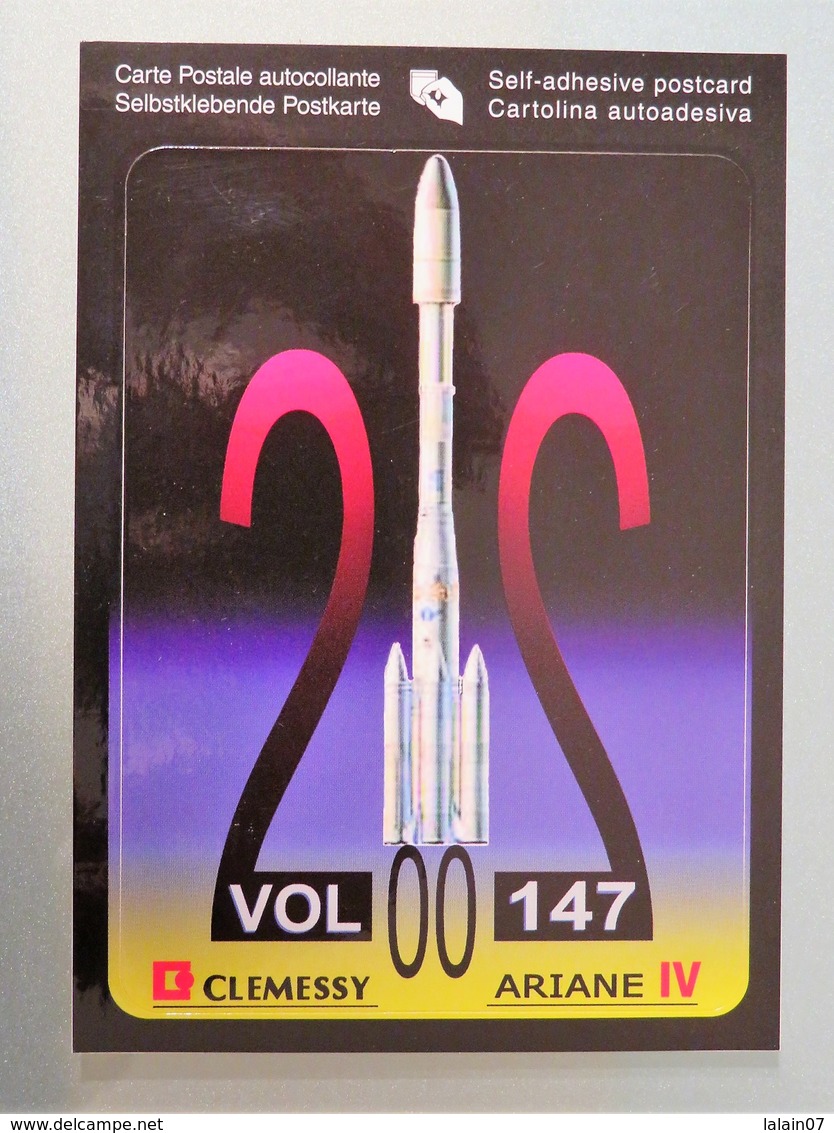 Carte Postale : VOL ARIANE 4, N°147, Clemessy - Espace