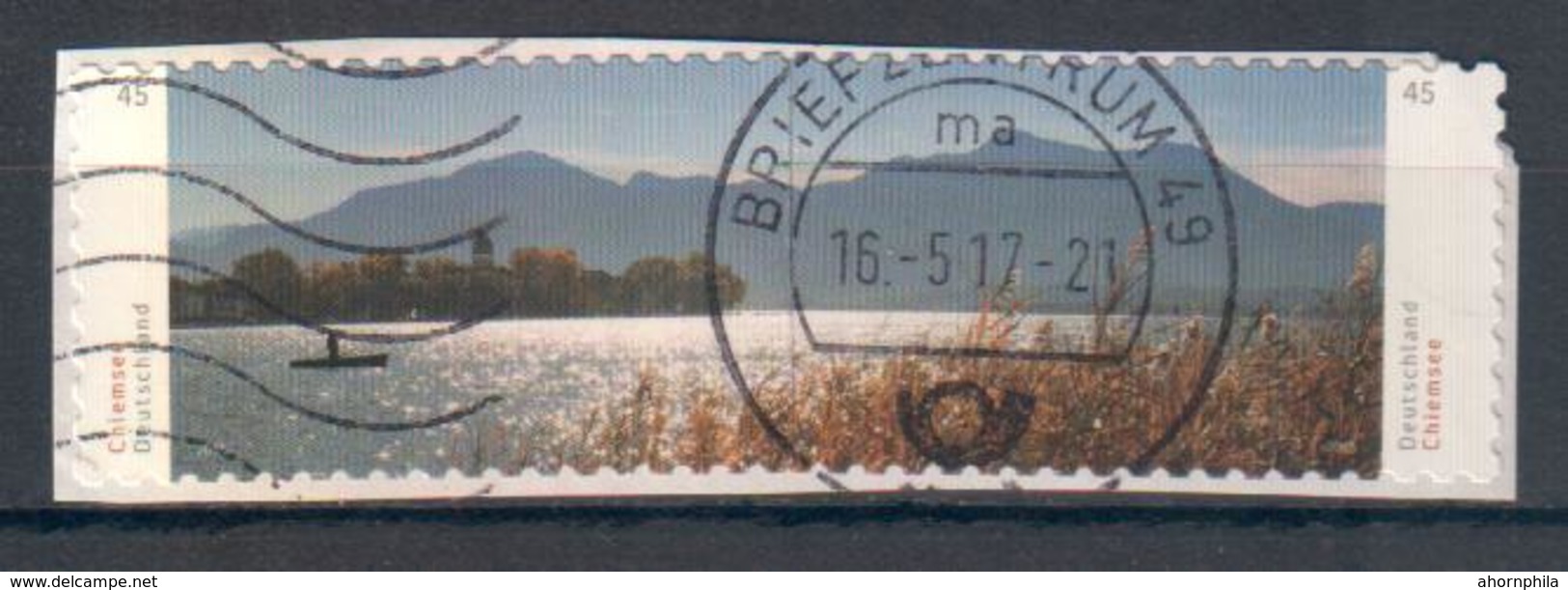 BRD - 2015 - MiNr. 3167+3168 - Chiemsee-Panorama - Selbstklebend Auf Papier - Gestempelt - Used Stamps