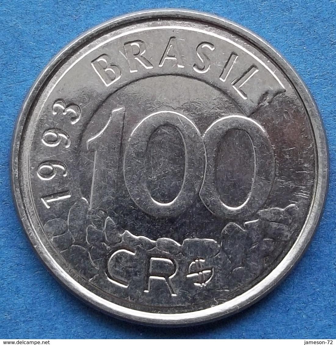 BRAZIL - 100 Cruzeiros Reais 1993 "maned Wolf" KM# 630 - Edelweiss Coins - Brésil