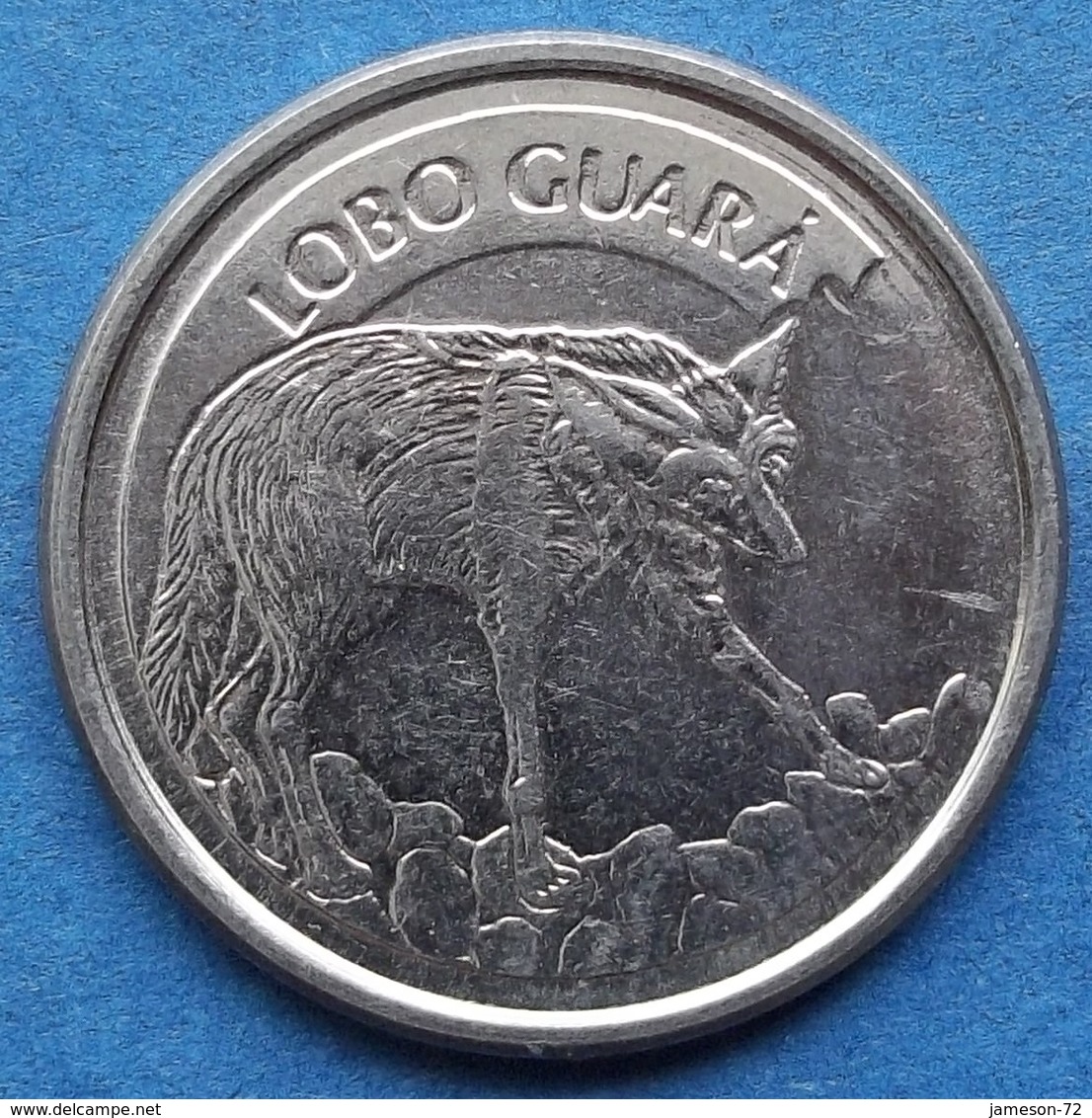BRAZIL - 100 Cruzeiros Reais 1993 "maned Wolf" KM# 630 - Edelweiss Coins - Brésil