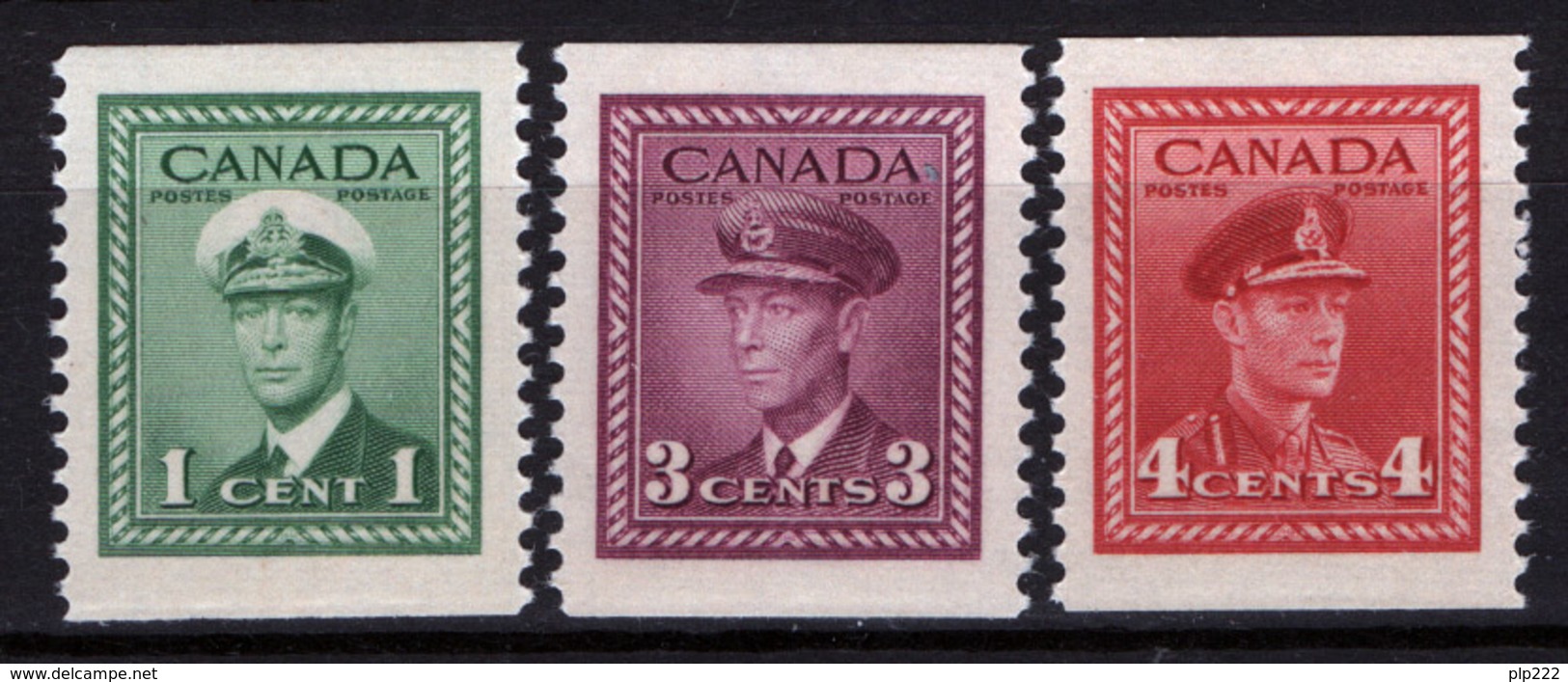 Canada 1943 Y.T 205aC/09aC MNH/** VF/F - Neufs