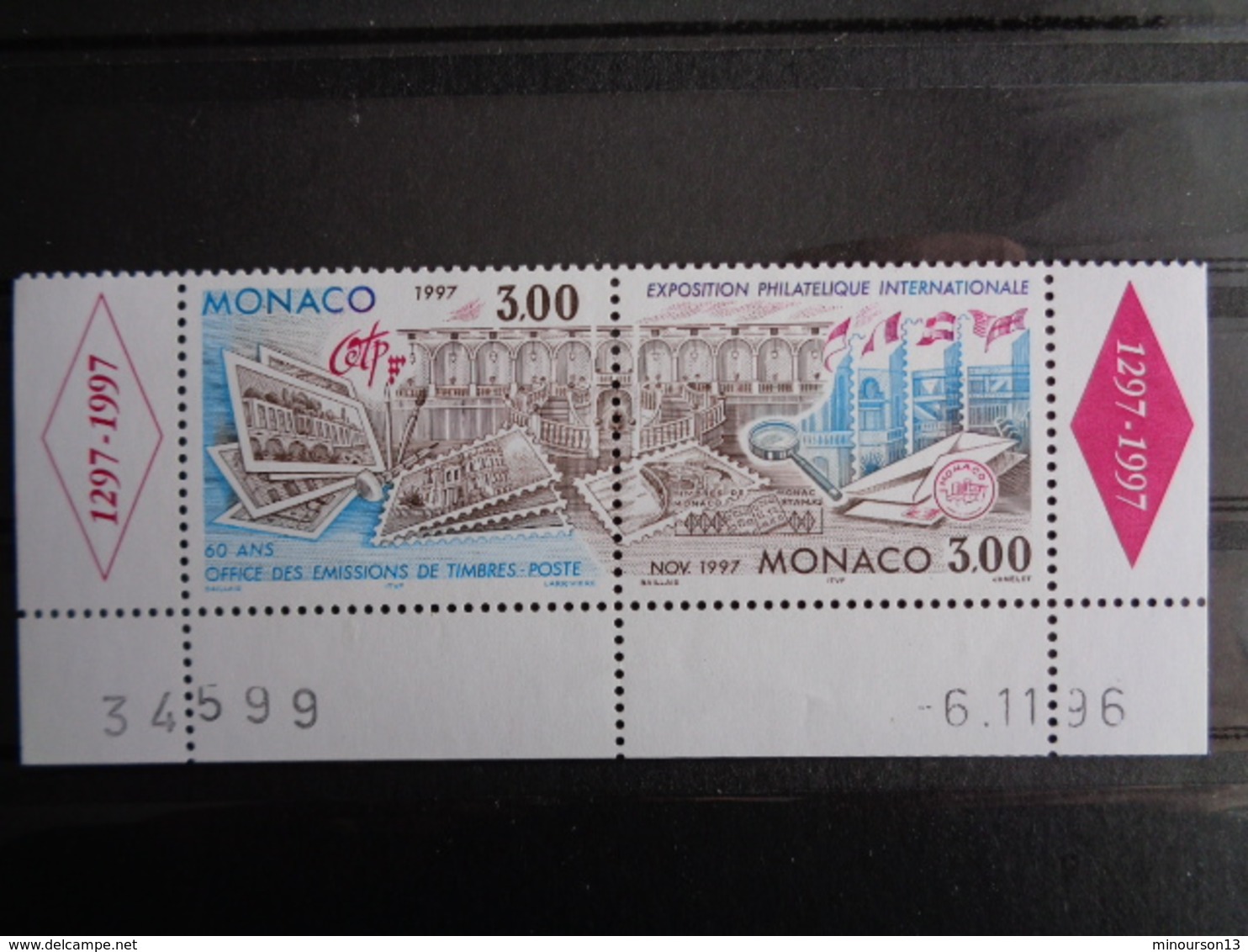 1996 -Y&T N° 2082 & 2083 ** - 60e ANNIV. DE L'OFFICE DES EMISSIONS DE TIMBRES POSTE..... - Unused Stamps