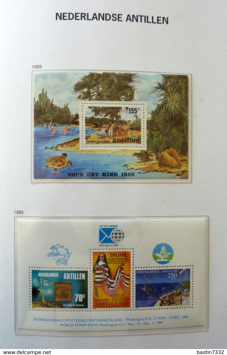 Netherlands Antilles Collection 1970-1989 In Davo Luxe With Slipcase MNH/Postfris/Neuf Sans Charniere - Verzamelingen (in Albums)