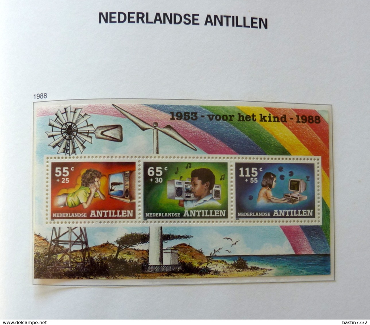 Netherlands Antilles Collection 1970-1989 In Davo Luxe With Slipcase MNH/Postfris/Neuf Sans Charniere - Verzamelingen (in Albums)