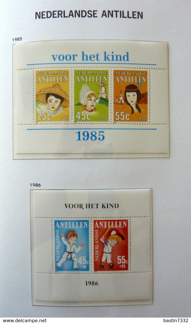 Netherlands Antilles Collection 1970-1989 In Davo Luxe With Slipcase MNH/Postfris/Neuf Sans Charniere - Verzamelingen (in Albums)