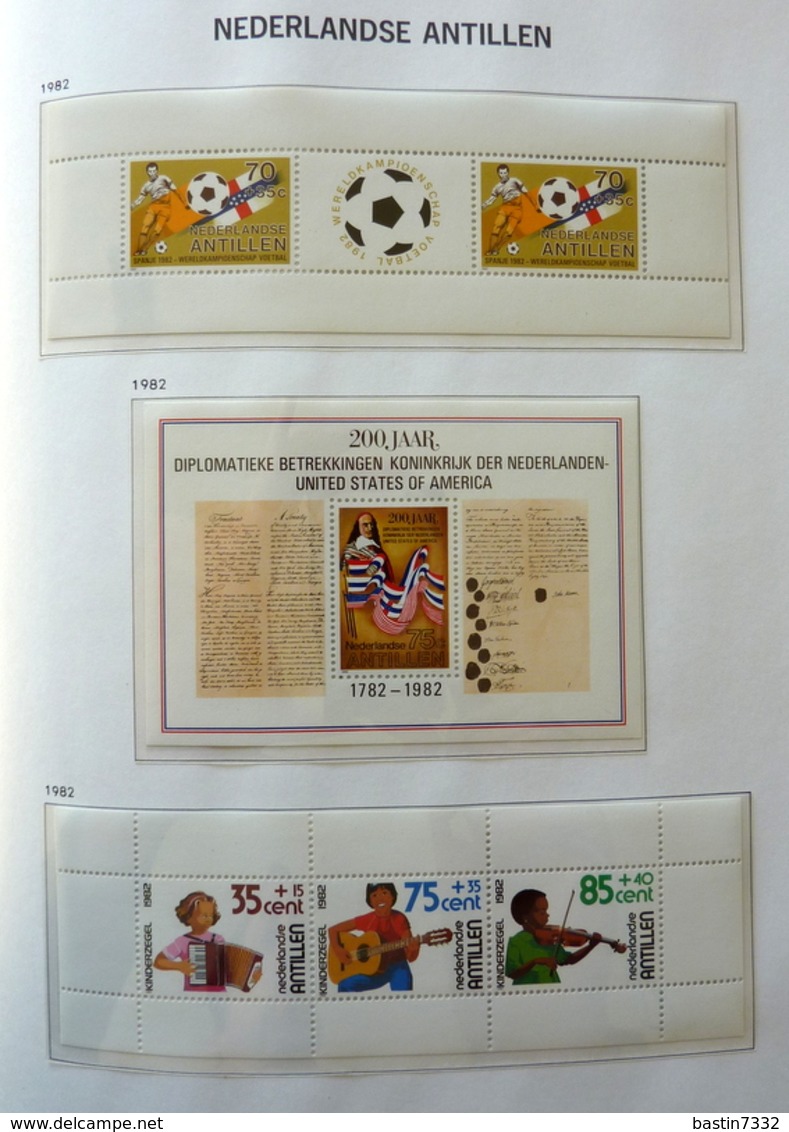 Netherlands Antilles collection 1970-1989 in Davo Luxe with slipcase MNH/Postfris/Neuf sans charniere