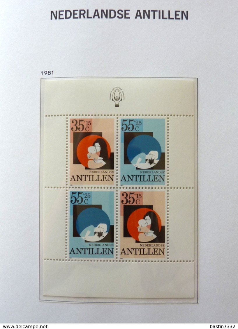 Netherlands Antilles collection 1970-1989 in Davo Luxe with slipcase MNH/Postfris/Neuf sans charniere