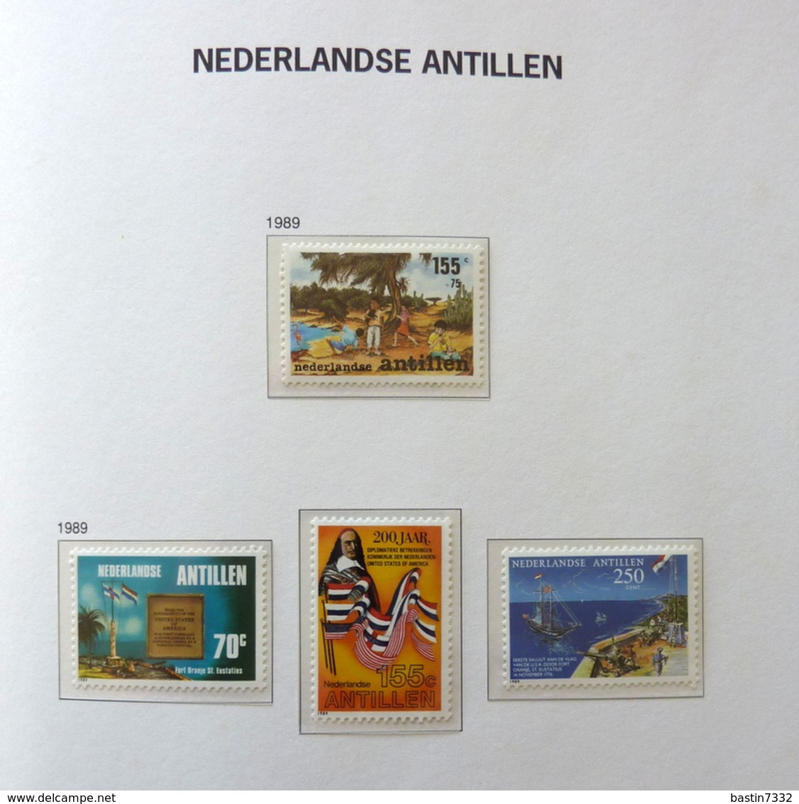 Netherlands Antilles collection 1970-1989 in Davo Luxe with slipcase MNH/Postfris/Neuf sans charniere