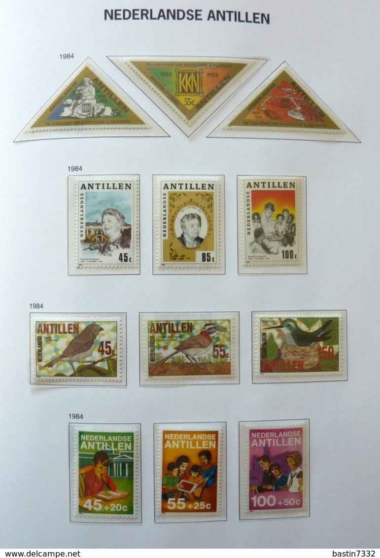 Netherlands Antilles collection 1970-1989 in Davo Luxe with slipcase MNH/Postfris/Neuf sans charniere