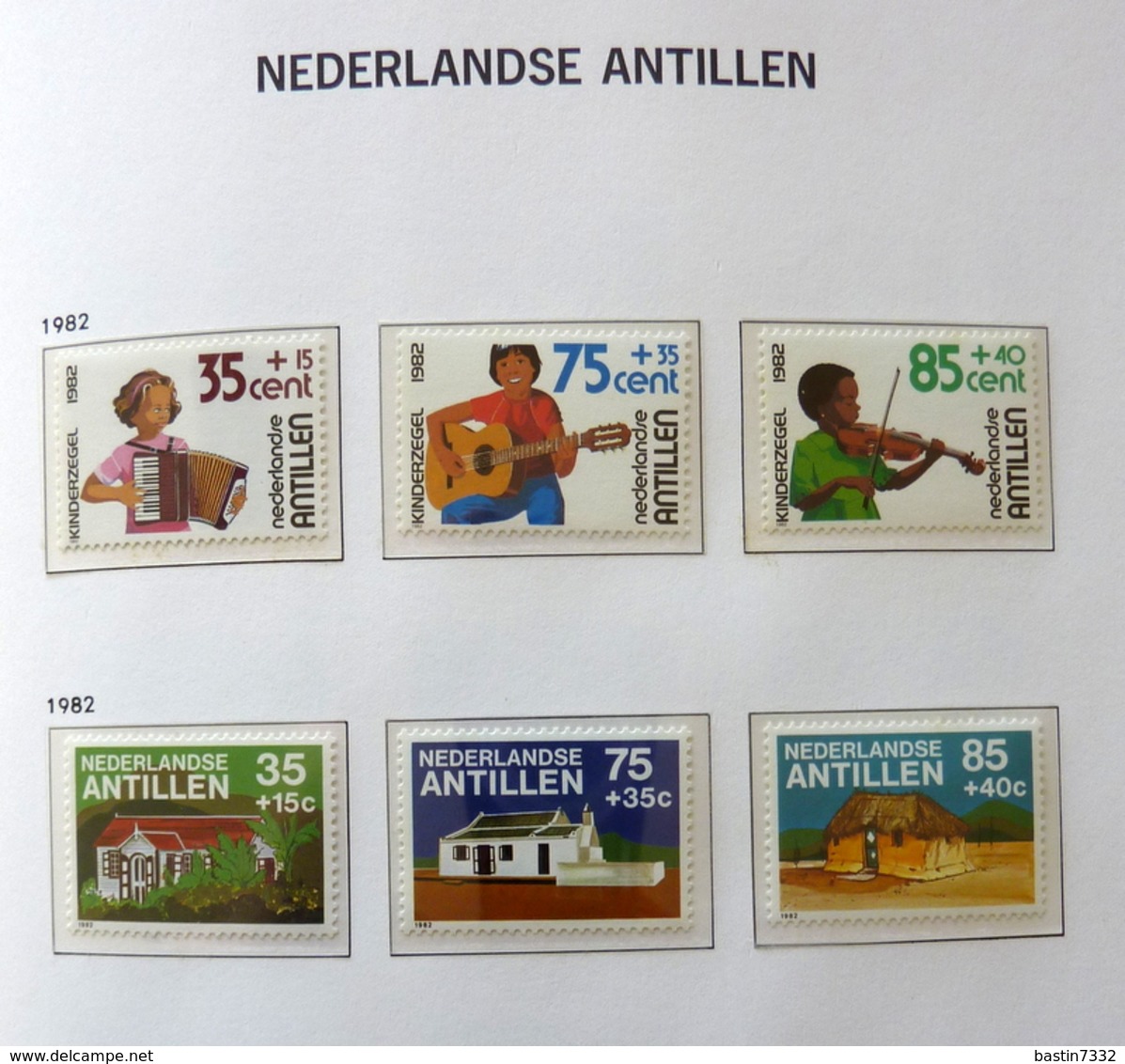 Netherlands Antilles collection 1970-1989 in Davo Luxe with slipcase MNH/Postfris/Neuf sans charniere