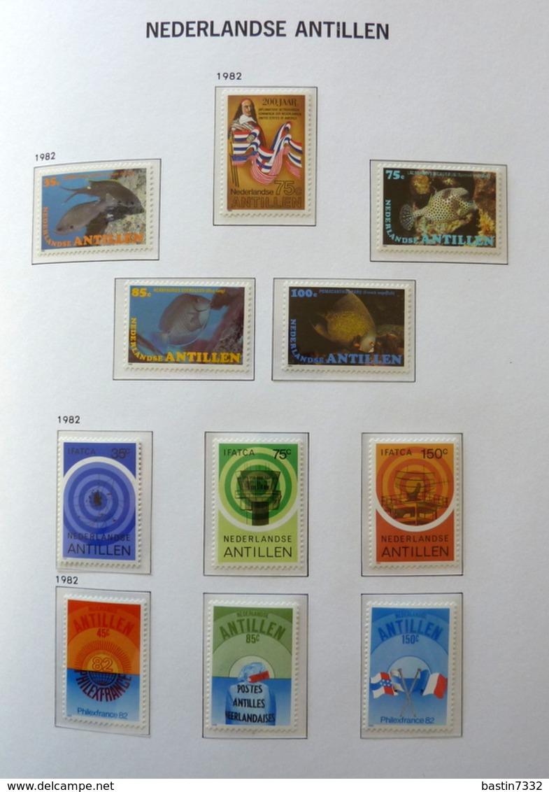 Netherlands Antilles collection 1970-1989 in Davo Luxe with slipcase MNH/Postfris/Neuf sans charniere