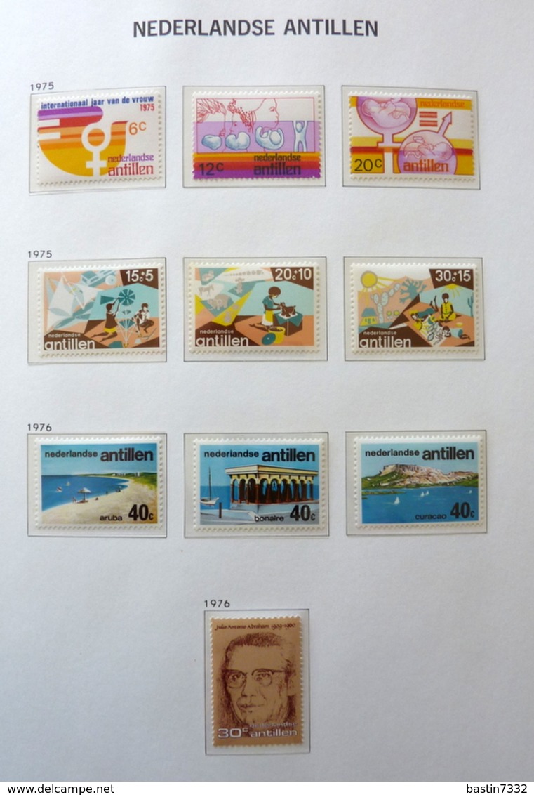 Netherlands Antilles collection 1970-1989 in Davo Luxe with slipcase MNH/Postfris/Neuf sans charniere