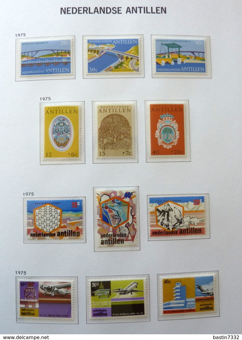 Netherlands Antilles collection 1970-1989 in Davo Luxe with slipcase MNH/Postfris/Neuf sans charniere