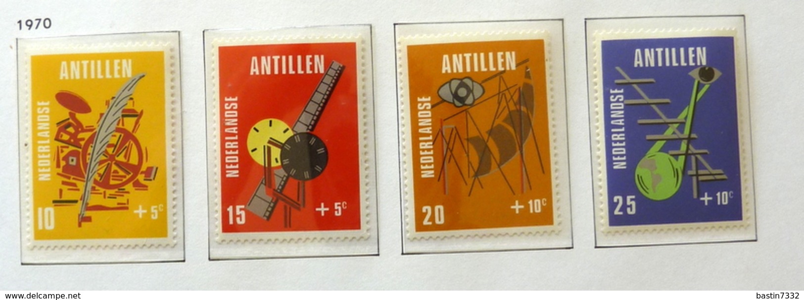 Netherlands Antilles collection 1970-1989 in Davo Luxe with slipcase MNH/Postfris/Neuf sans charniere