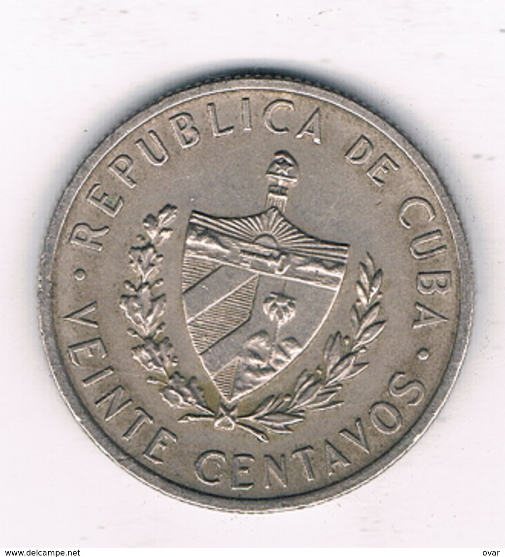 VEINTE  CENTAVOS  1968   CUBA /0594/ - Cuba