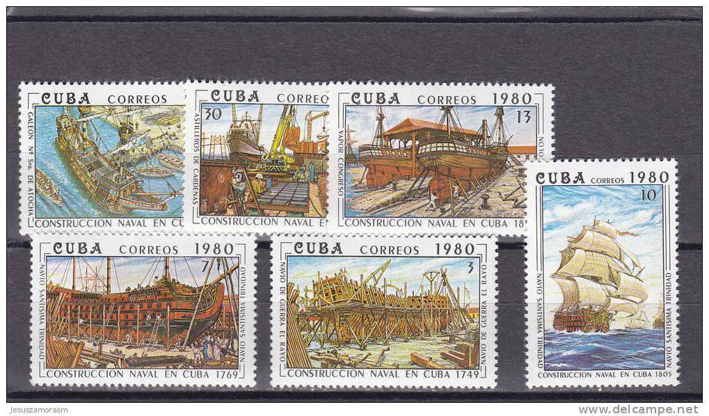 Cuba Nº 2208 Al 2213 - Unused Stamps