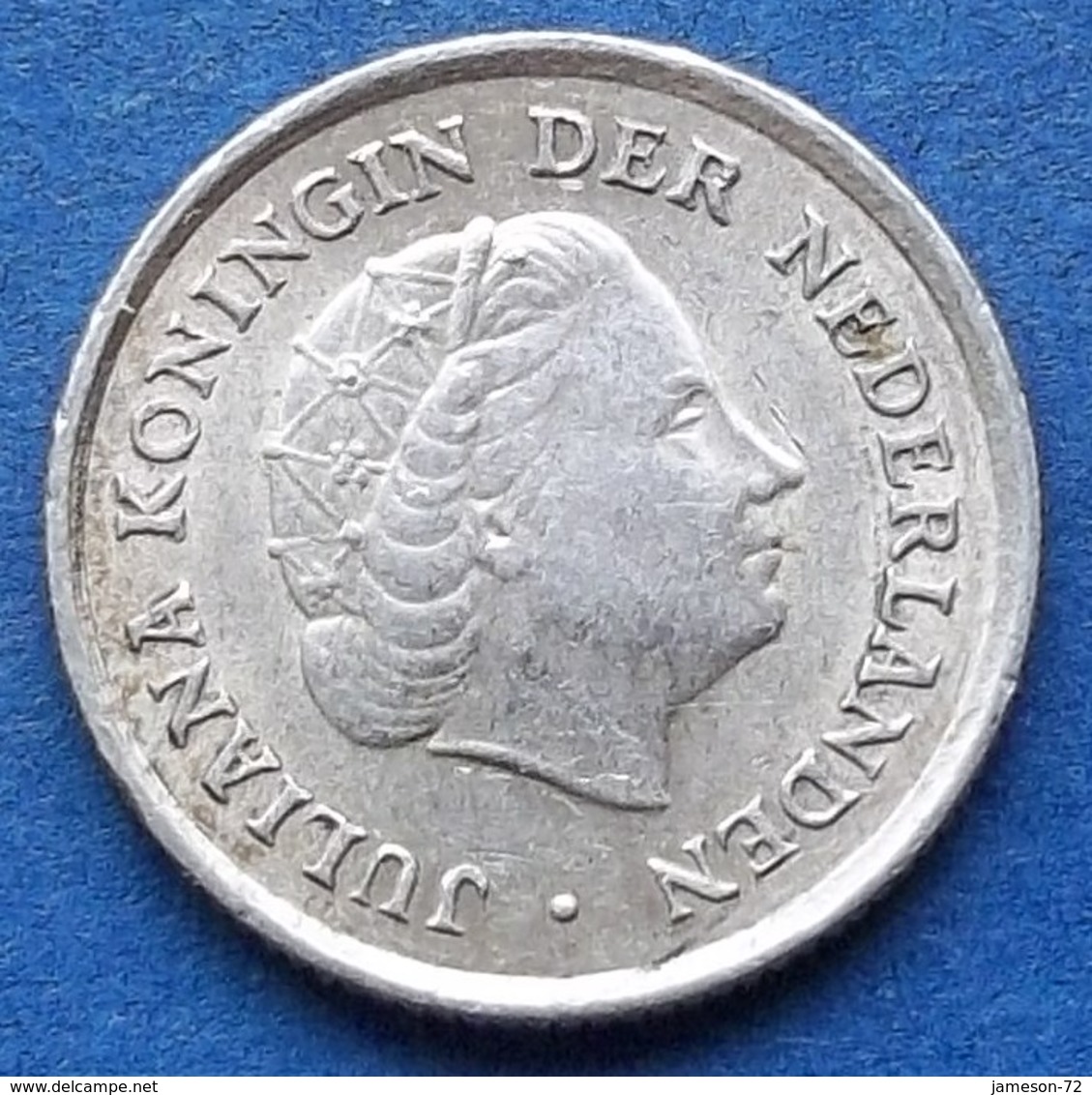 NETHERLANDS ANTILLES - Silver 1/10 Gulden 1963 KM# 3 Juliana - Edelweiss Coins - Netherlands Antilles