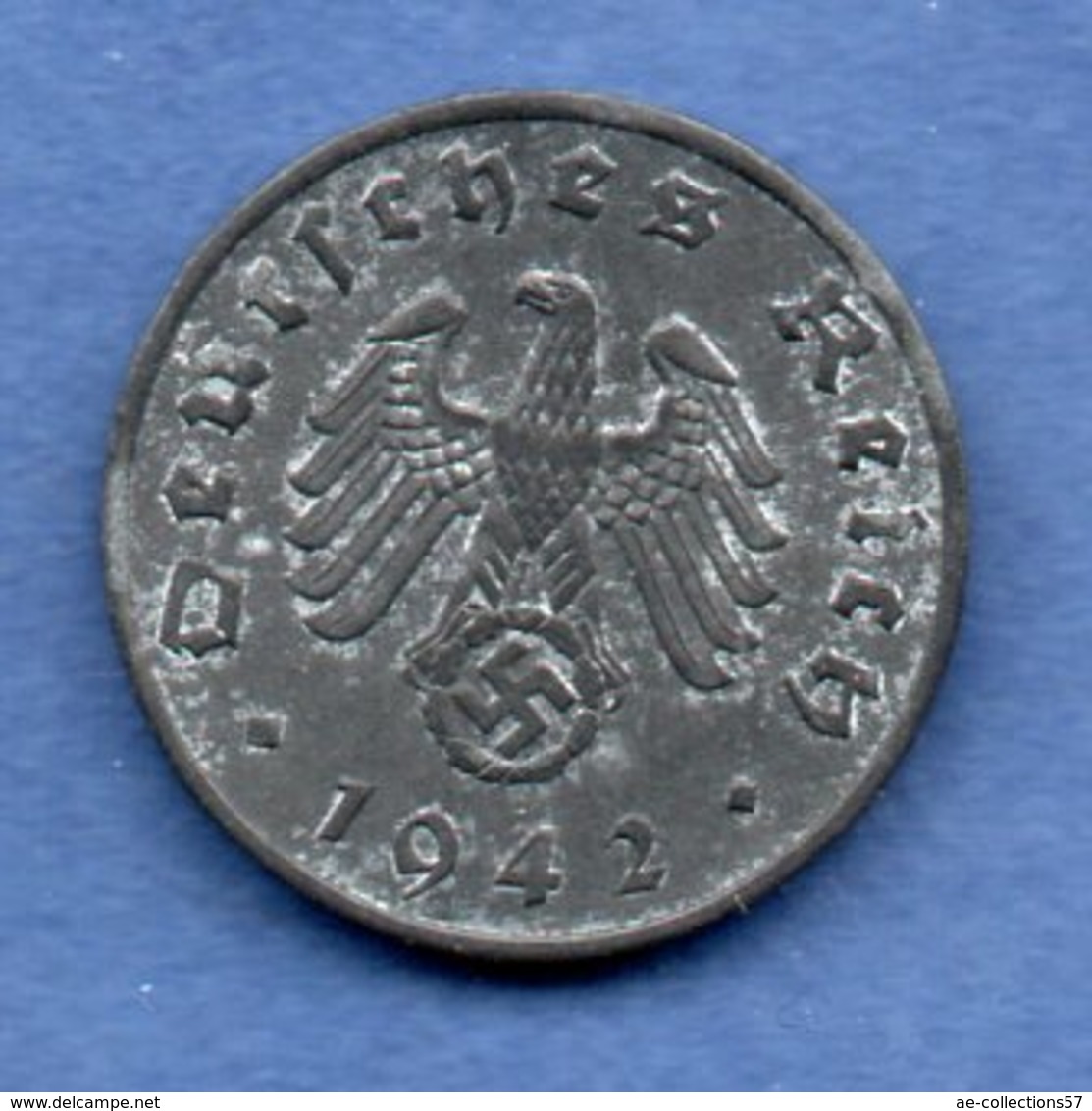 Allemagne - 1 Reichsfennig 1942 F  - Km # 97  -- état TTB+  -- - 1 Reichspfennig