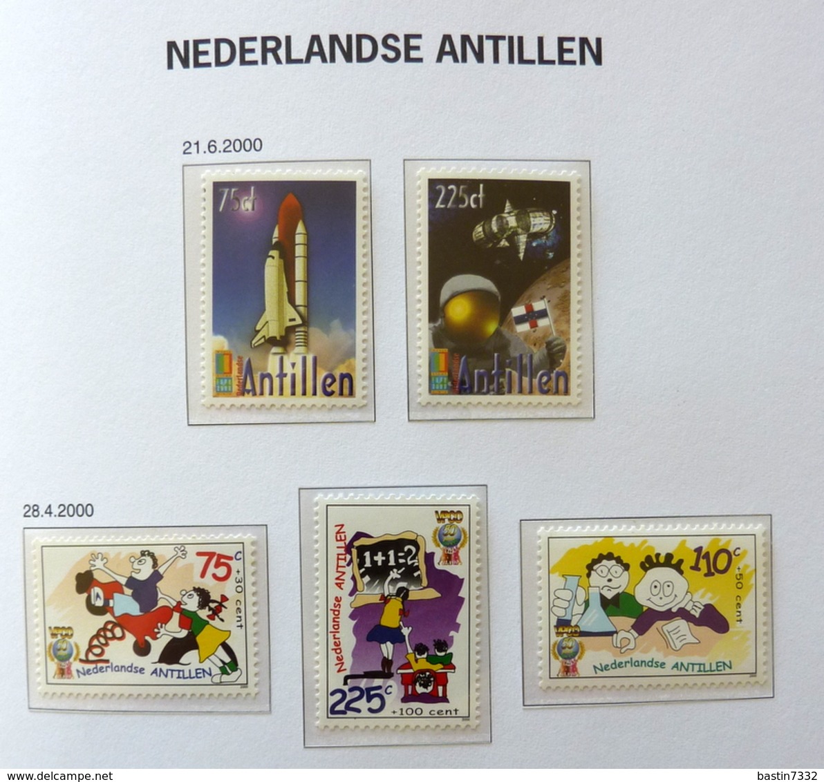 Netherlands Antilles Collection 1990-2000 In Davo Luxe With Slipcase MNH/Postfris/Neuf Sans Charniere - Sammlungen (im Alben)