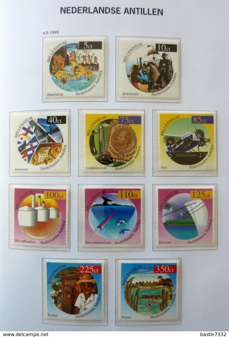 Netherlands Antilles collection 1990-2000 in Davo Luxe with slipcase MNH/Postfris/Neuf sans charniere