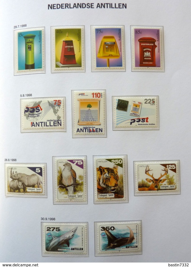 Netherlands Antilles collection 1990-2000 in Davo Luxe with slipcase MNH/Postfris/Neuf sans charniere