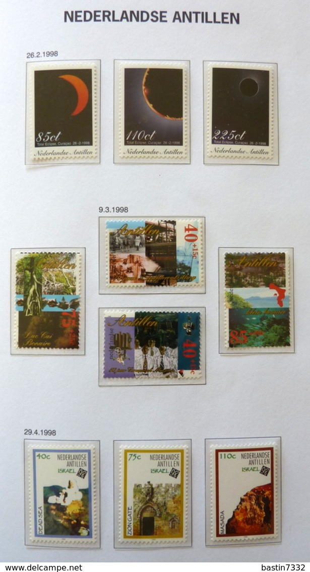 Netherlands Antilles collection 1990-2000 in Davo Luxe with slipcase MNH/Postfris/Neuf sans charniere