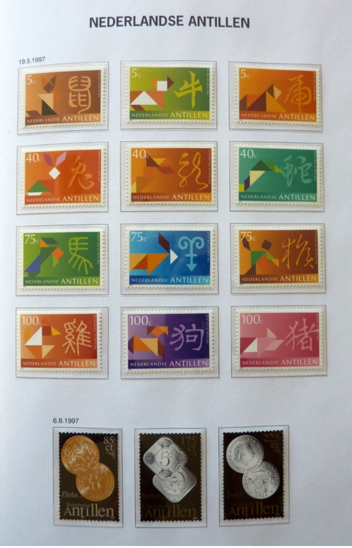 Netherlands Antilles collection 1990-2000 in Davo Luxe with slipcase MNH/Postfris/Neuf sans charniere