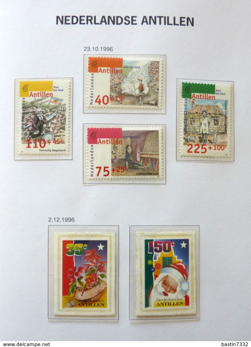 Netherlands Antilles collection 1990-2000 in Davo Luxe with slipcase MNH/Postfris/Neuf sans charniere