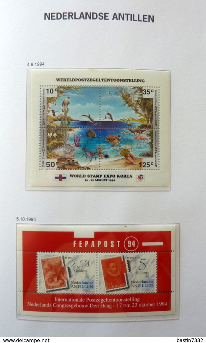 Netherlands Antilles collection 1990-2000 in Davo Luxe with slipcase MNH/Postfris/Neuf sans charniere