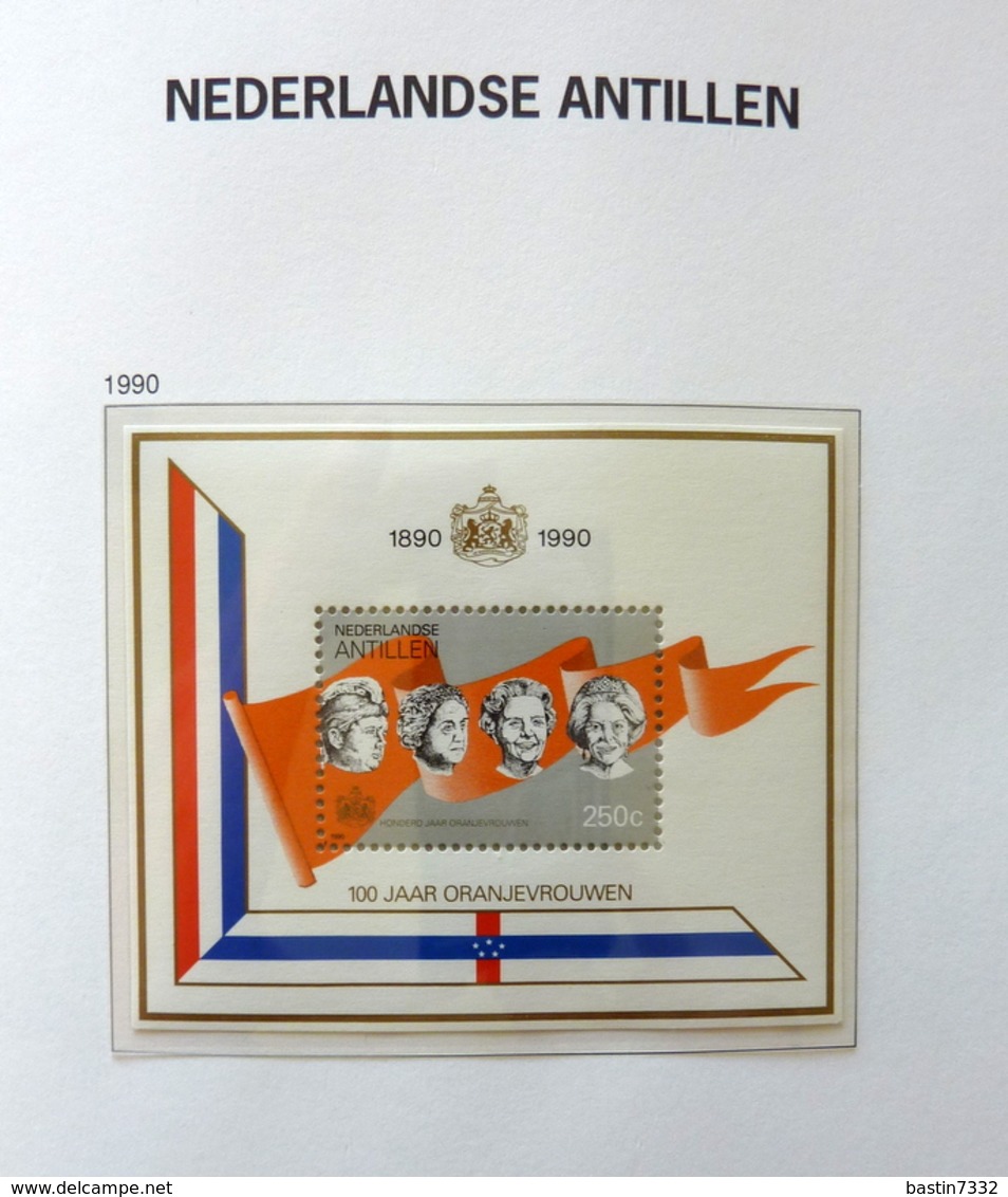 Netherlands Antilles collection 1990-2000 in Davo Luxe with slipcase MNH/Postfris/Neuf sans charniere