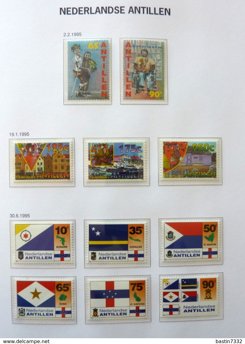 Netherlands Antilles collection 1990-2000 in Davo Luxe with slipcase MNH/Postfris/Neuf sans charniere