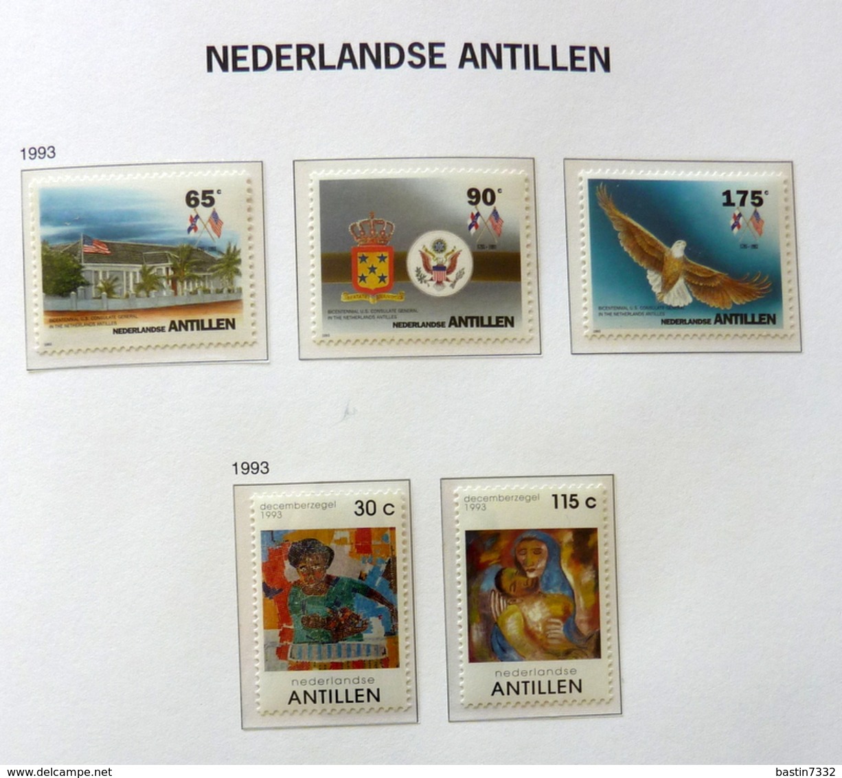 Netherlands Antilles collection 1990-2000 in Davo Luxe with slipcase MNH/Postfris/Neuf sans charniere