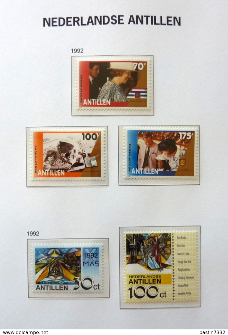 Netherlands Antilles collection 1990-2000 in Davo Luxe with slipcase MNH/Postfris/Neuf sans charniere