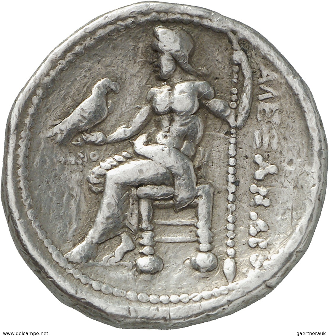Makedonien - Könige: Alexander III. 336-323 V. Chr.: Tetradrachme 307/306 V. Chr., Mzst. Akko-Ptolem - Griechische Münzen