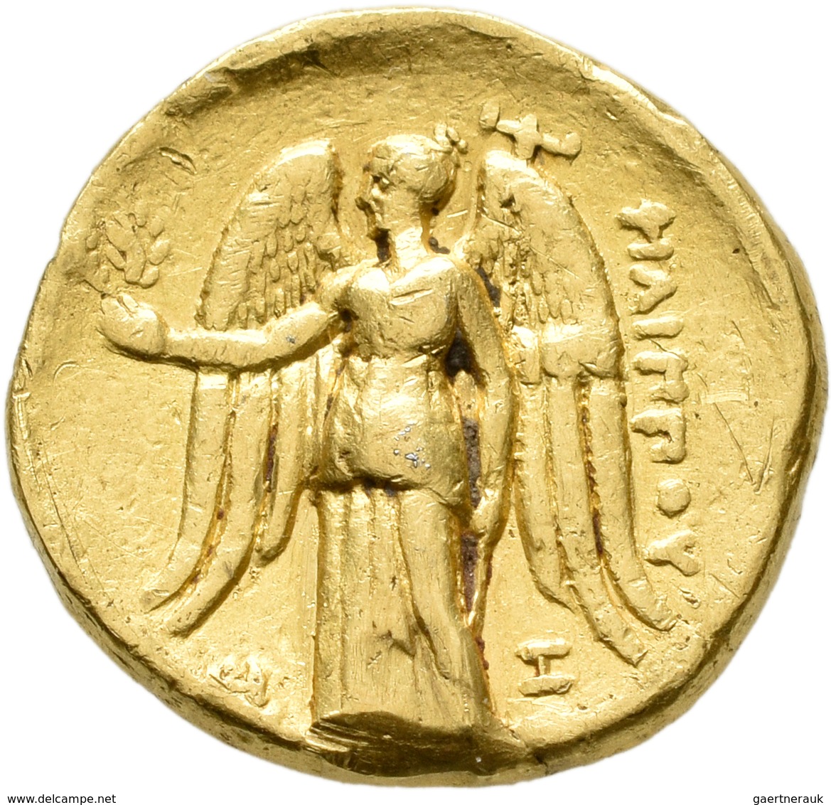 Makedonien - Könige: Philipp III. Arrchidaios 323-317 V.Chr: GOLD Stater, "Arados"? 323-316 V. C., V - Griekenland