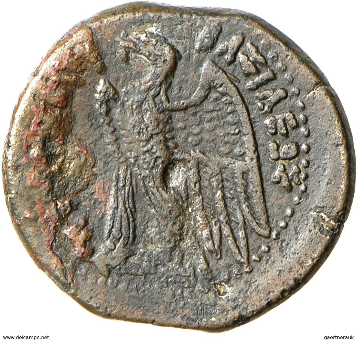 Ägypten - Ptolemäer: Ptolemaios VI. Philometor 180-145 V. Chr.: Bronzemünze,Vs: Isiskopf Mit Ährenkr - Grecques