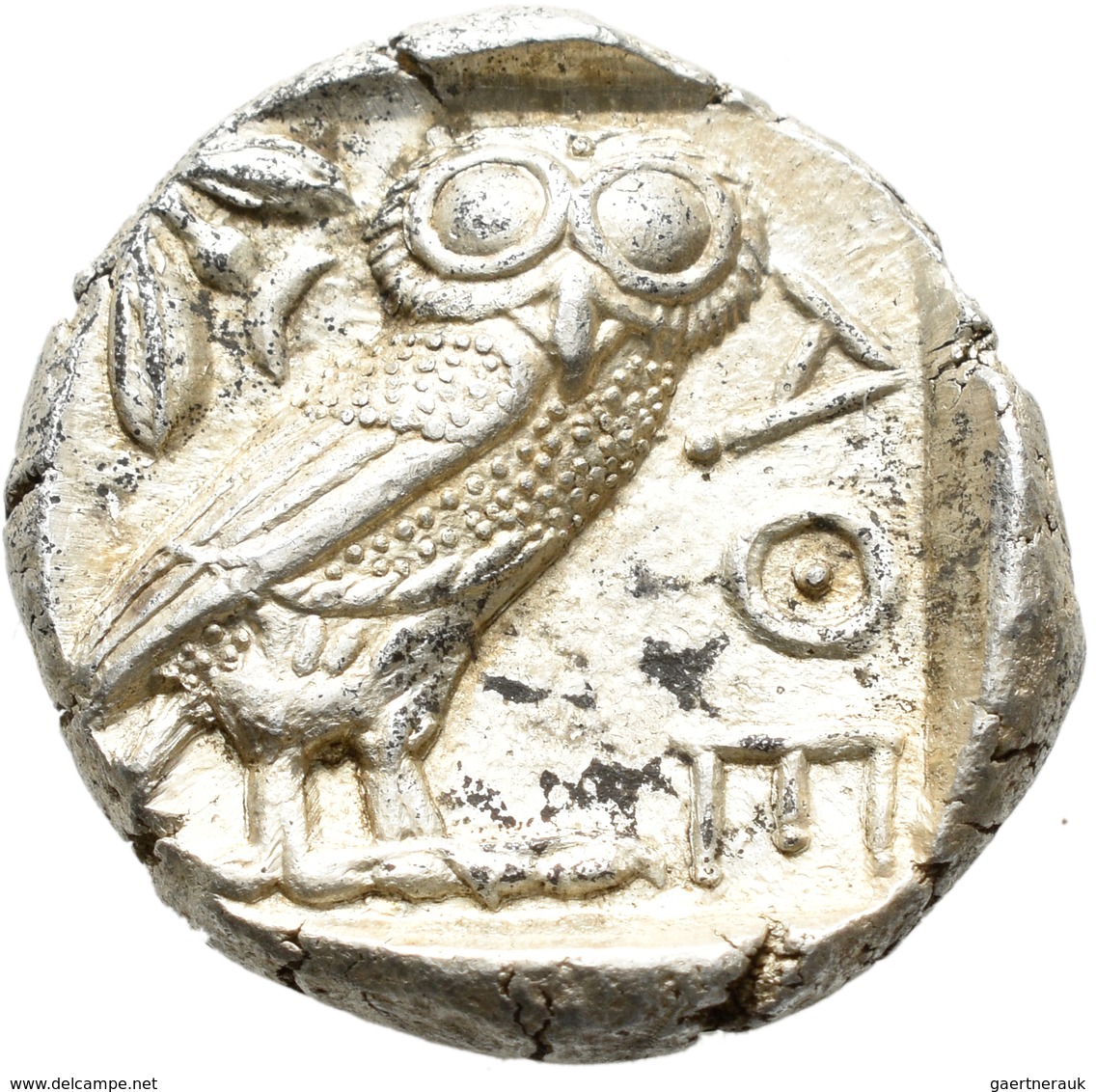 Griechische Münzen: Athen: AR Tetradrachme, Nach 449 V. C., Av: Athenakopf Rechts Mit Attischem Helm - Grecques