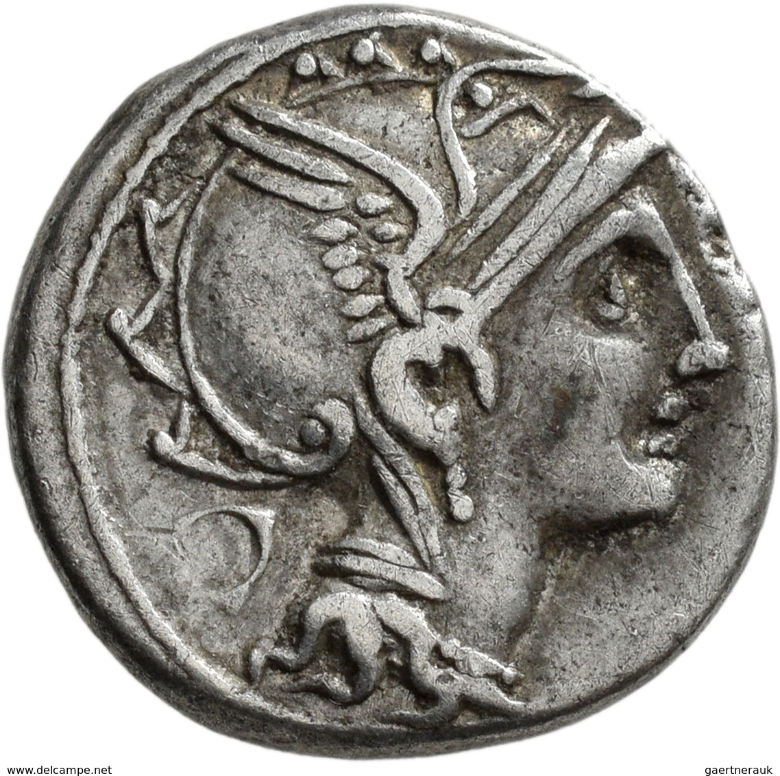 Appius Claudius Ap.f.C.n. Pulcher (111/110 V.Chr): Appius Claudius Pulcher 111/111 V. Chr.: AR Denar - Sonstige & Ohne Zuordnung
